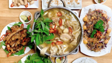 Lẩu gà lá é – thơm thanh, cay nhẹ, đậm chất miền Trung