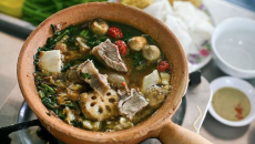 Lẩu dê thuốc bắc – thơm ngọt, bổ dưỡng, đậm đà vị thuốc