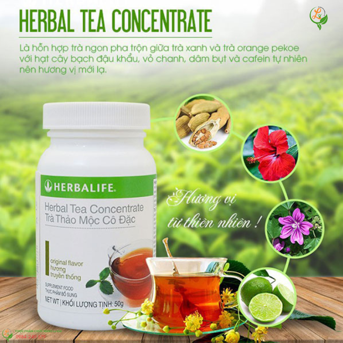 Trà Thảo Mộc Cô Đặc Herbalife Tea Concentrate Hỗ Trợ Giảm Cân Thải Độc