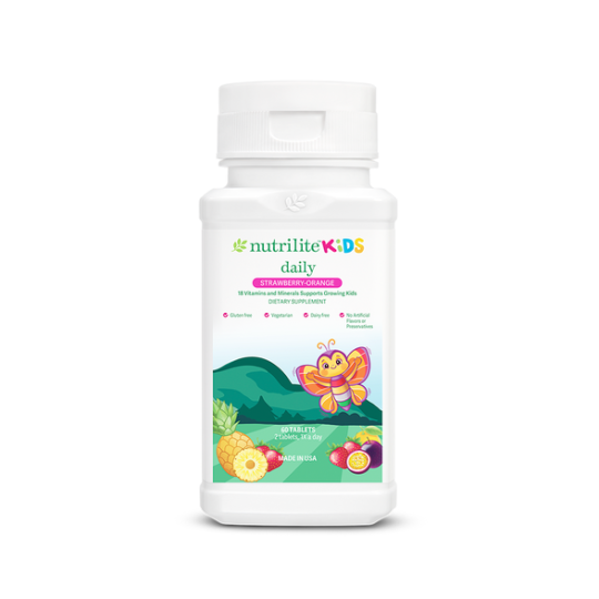 Viên Uống Nutrilite Kids Daily Amway Giúp Bổ Sung Vitamin Và Khoáng Chất Cho Trẻ Em ( Lọ 60 Viên )