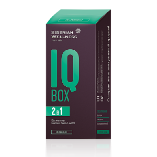 Viên Uống Hỗ Trợ Tăng Cường Trí Nhớ Siberian IQ Box ( Hộp 30 gói )