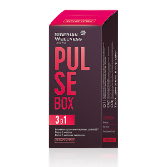 Viên Uống Hỗ Trợ Sức Khỏe Tim Mạch Và Chống Oxy Hóa Pulse Box Siberian ( Hộp 30 viên )