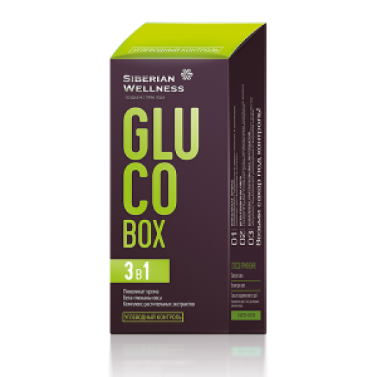 Viên Uống Cải Thiện Sức Khỏe Cho Người Tiểu Đường - Gluco Box Siberian ( Hộp 30 túi )