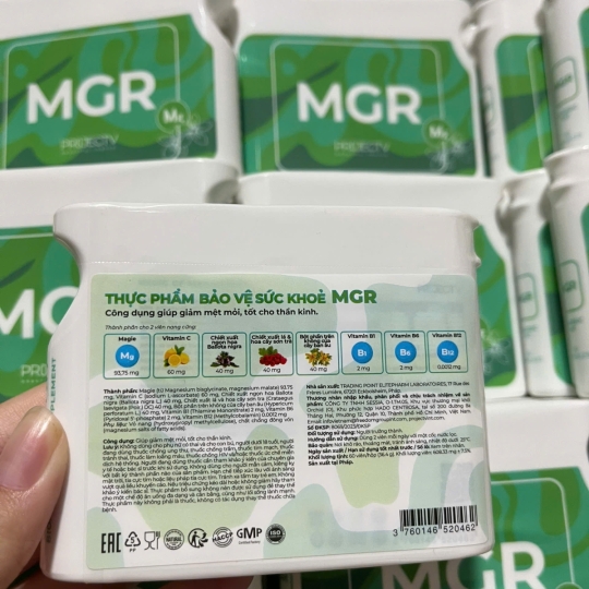 PROJECT V MGR LOẠI BỎ ÂU LO, TRẦM CẢM CHÍNH HÃNG HỘP 60 VIÊN