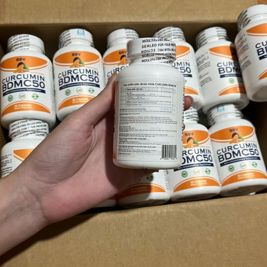VIÊN UỐNG  TINH DẦU NGHỆ CURCUMIN BDMC50 CẢI THIỆN SỨC KHỎE TOÀN DIỆN [SỈ VÀ LẺ TOÀN QUỐC]