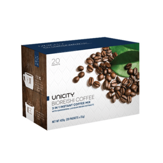 Cà phê Linh Chi Unicity Bioreishi Tăng Cường Khả Năng Tỉnh Táo Và Tập Trung ( Hộp 20 gói )