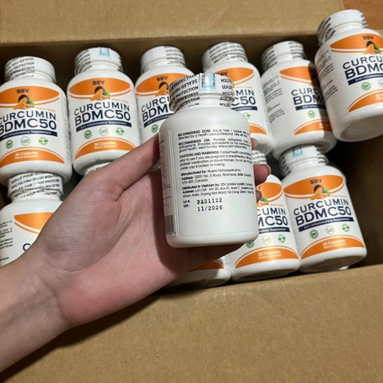 VIÊN UỐNG  TINH DẦU NGHỆ CURCUMIN BDMC50 CẢI THIỆN SỨC KHỎE TOÀN DIỆN [SỈ VÀ LẺ TOÀN QUỐC]