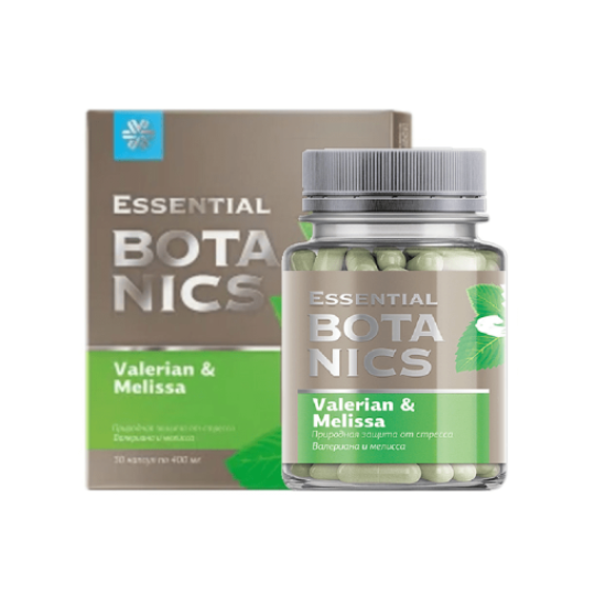 Viên Uống Essential Botanics Valerian & Melissa Siberian Giúp Hỗ Trợ Giấc Ngủ ( Lọ 30 viên ) 