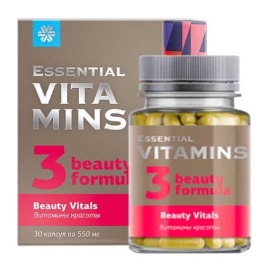 Viên Uống Essential Vitamins Beauty Vitals Siberian Giúp Cải Thiện Tình Trạng Lão Hóa ( Lọ 30 viên )  