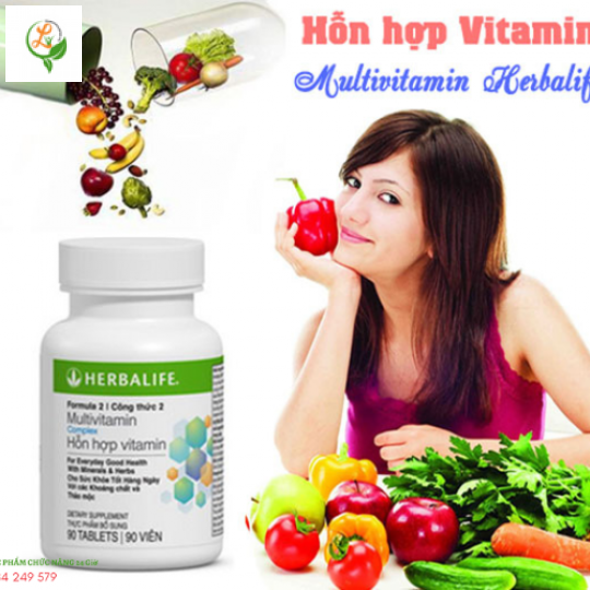 Herbalife F2 Vitamin Hỗn Hợp Tăng Cường Hệ Miễn Dịch Ngăn Ngừa Lão Hóa