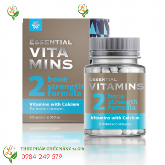 Hỗ Trợ Xương Khớp Sức Khỏe Nữ Essential Vitamins with Calcium Siberian