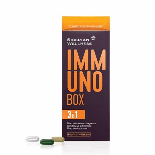 Viên Uống Immuno Box Siberian Giúp Tăng Cườbg Sức Đề Kháng ( Hộp 30 túi )