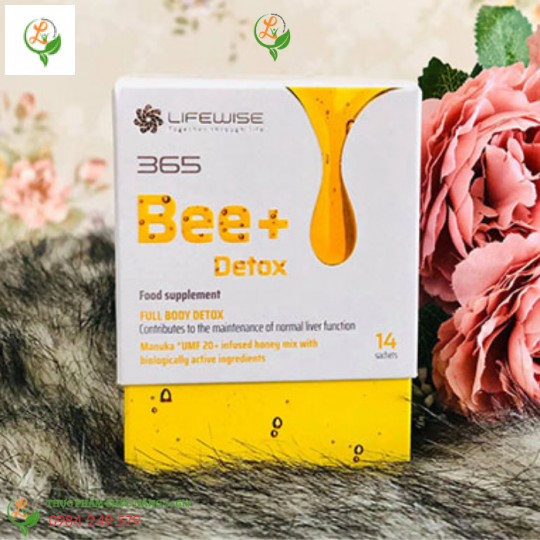 Lifewise 365 Bee+ Detox Hỗ Trợ Tăng cường chức năng gan giải độc cơ thể