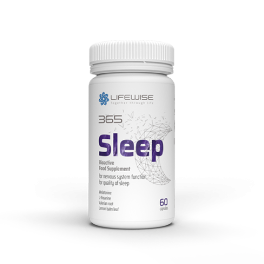 Lifewise 365 Sleep Giúp Giảm Căng Thẳng, Cải Thiện Giấc Ngủ ( Lọ 60 viên )
