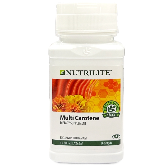 Viên Uống Nutrilite Multi Carotene Amway Giúp Tăng Cường Sức Khỏe Thị Lực Và Tăng Cường Sức Khỏe Tổng Thể ( Lọ 90 viên )