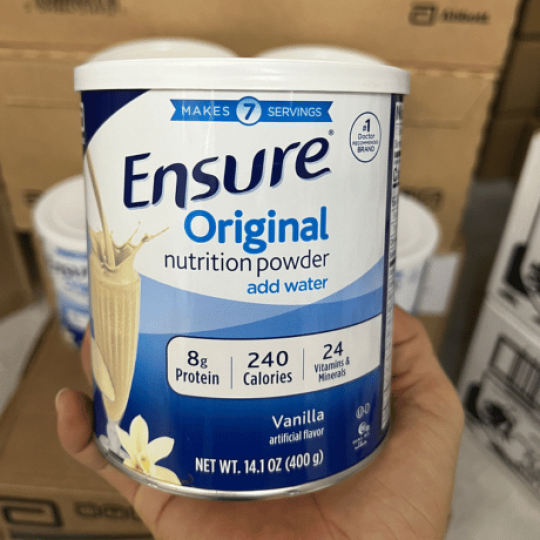 Sữa bột Ensure Original Nutrition Powder hương vani  - USA 400g