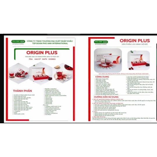 BỘT UỐNG ORIGIN PLUS CHĂM SÓC SỨC KHỎE TOÀN DIỆN TỪ BÊN TRONG [ Có sỉ và lẻ toàn quốc ]
