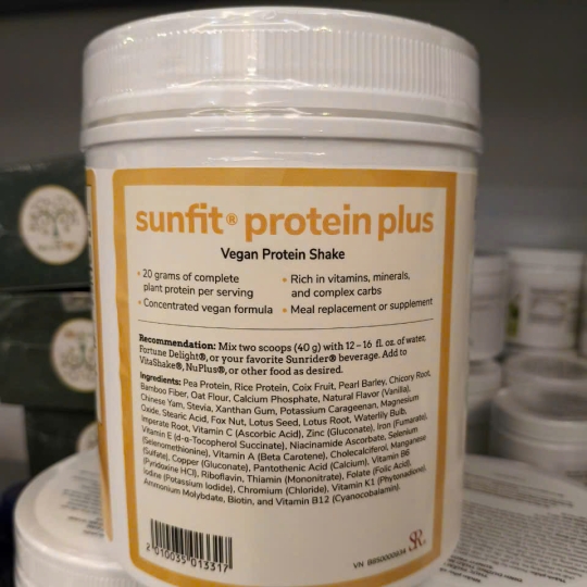 THỰC PHẨM BỔ SUNG PROTEIN ĐẾN TỪ THIÊN NHIÊN SUNRIDER SUNFIT PROTEIN PLUS