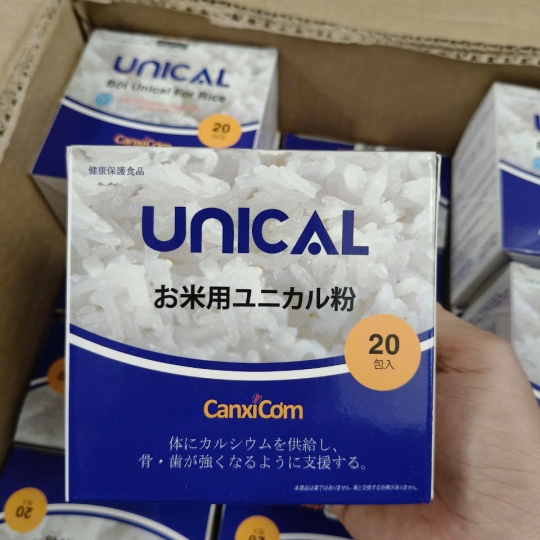 CANXI CƠM UNICAL - THỰC PHẨM BỔ SUNG CANXI , HỖ TRỢ TRẺ EM PHÁT TRIỂN CHIỀU CAO VÀ NGĂN NGỪA CÁC BỆNH VỀ XƯƠNG Ở NGƯỜI CAO TUỔI