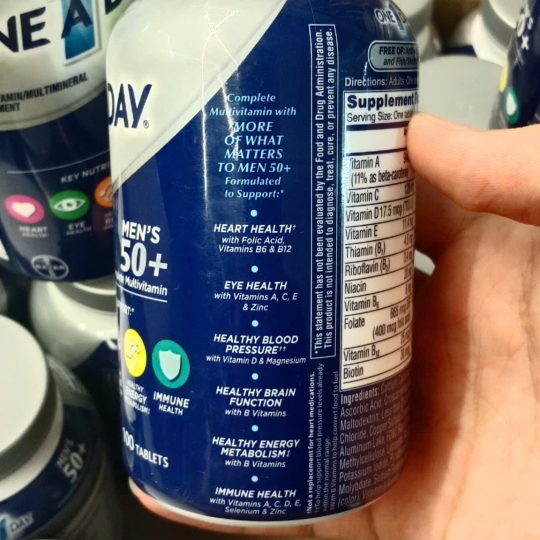 Viên Uống Bổ Sung Vitamin Tổng hợp One A Day Men