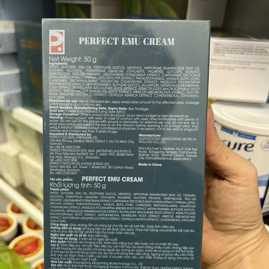 KEM BÔI PERFECT EMU CREAM THẢI ĐỘC , TÁI TẠO TẾ BÀO CHÍNH HÃNG GIÁ TỐT