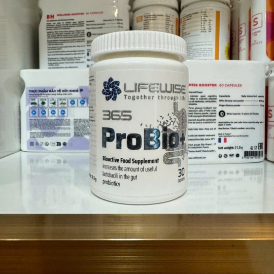 PROBIO + LIFEWISE BỔ SUNG LỢI KHUẨN LACTOBACILLI CHO ĐƯỜNG RUỘT