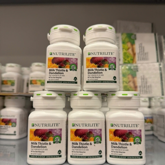 THỰC PHẨM CHỨC NĂNG CHĂM  SÓC GAN AMWAY NUTRILITE MILK THISTLE & DANDELION