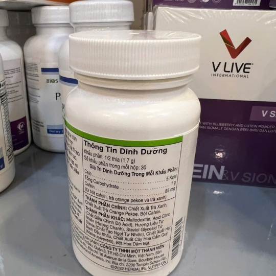 TRÀ THẢO MỘC CÔ ĐẶC HERBALIFE HƯƠNG  CHANH VÀ HƯƠNG TRUYỀN THỐNG CHÍNH HÃNG