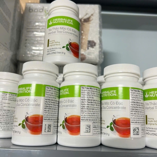 TRÀ THẢO MỘC CÔ ĐẶC HERBALIFE HƯƠNG  CHANH VÀ HƯƠNG TRUYỀN THỐNG CHÍNH HÃNG