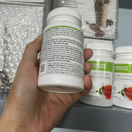 TRÀ THẢO MỘC CÔ ĐẶC HERBALIFE HƯƠNG  CHANH VÀ HƯƠNG TRUYỀN THỐNG CHÍNH HÃNG