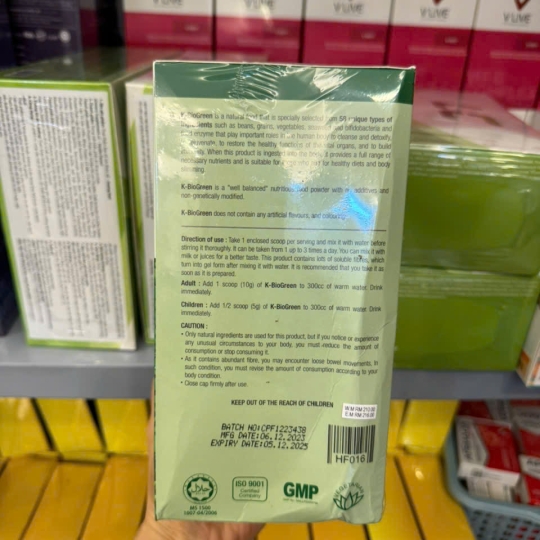 ORGANIC K - BIOGREEN KLINK GIÚP TĂNG CƯỜNG HỆ MIỄN DỊCH VÀ HỆ TIÊU HÓA