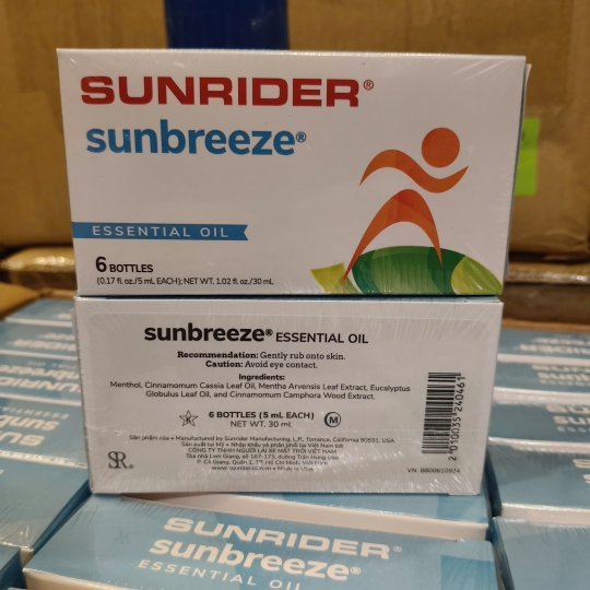 TINH DẦU SUNBREEZE KÍCH THÍCH LƯU THÔNG MÁU VÀ THƯ GIÃN TINH THẦN