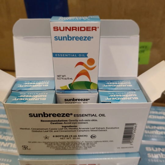 TINH DẦU SUNBREEZE KÍCH THÍCH LƯU THÔNG MÁU VÀ THƯ GIÃN TINH THẦN