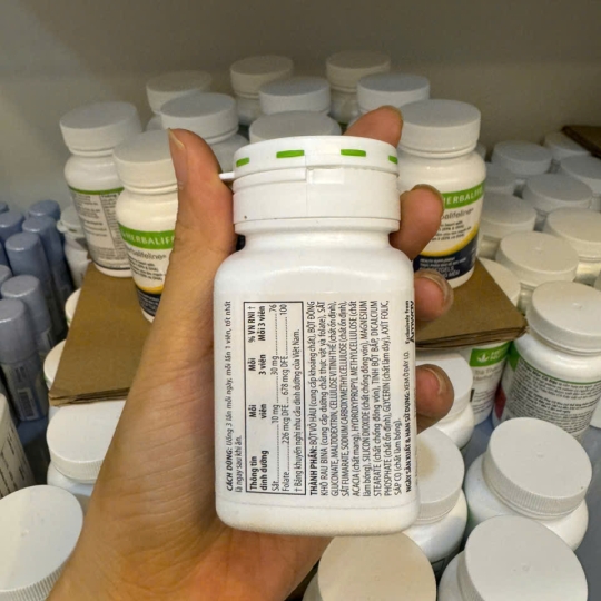 NUTRILITE SẮT & AXIT FOLIC THỰC PHẨM BỔ SUNG CẢI THIỆN TÌNH TRẠNG THIẾU MÁU