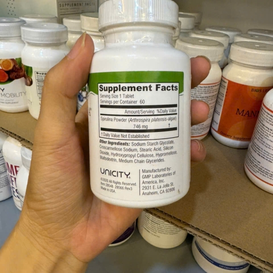 TẢO XOẮN CHLOROSPIRULINA UNICITY CUNG CẤP NGUỒN DINH DƯỠNG VƯỢT TRỘI