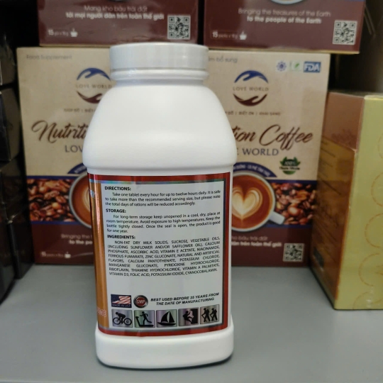 THE SURVIVAL TABS - THỰC PHẨM SINH TỒN BỔ SUNG VITAMIN VÀ KHOÁNG CHẤT LỌ LỚN 180 VIÊN CHÍNH HÃNG 