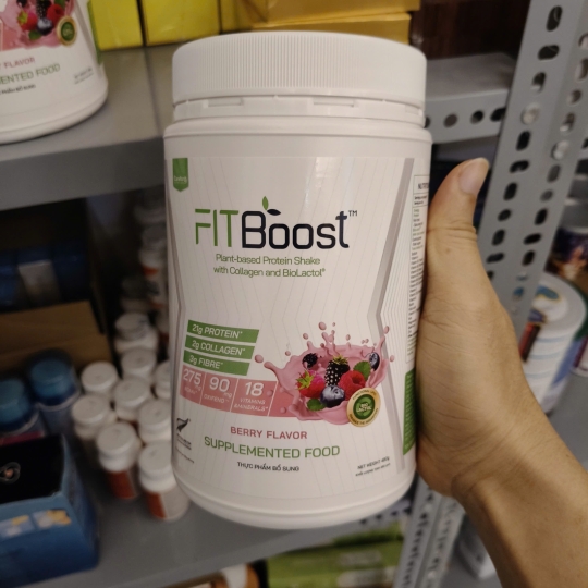 CHÍNH HÃNG| PROTEIN FIT BOOST - COLOS IGGOLD TỪ THỰC VẬT BỔ SUNG COLLAGEN CHẤT XƠ VÀ PROTEIN TỪ THỰC VẬT
