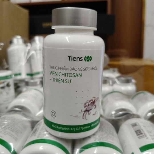 Viên Uống Chitosan Tiens Thiên Sư Tăng Cường Hệ Miễn Dịch hộp 100 viên
