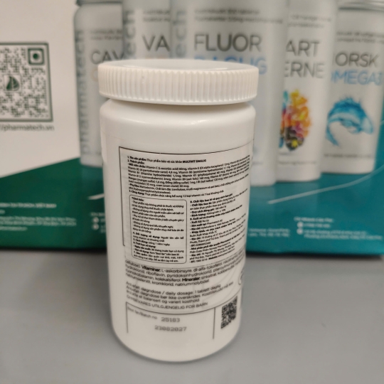 Multivit Daglid Pharmatech 180 viên Bổ sung Vitamin và Khoáng chất , tăng cường hệ miễn dịch và giúp cơ thể khỏe mạnh | Chính Hãng