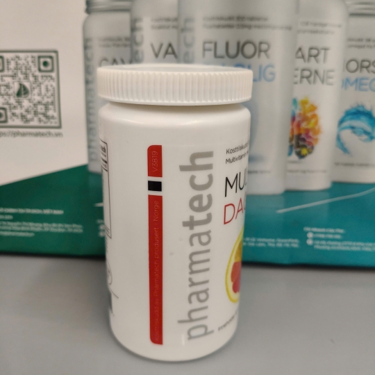 Multivit Daglid Pharmatech 180 viên Bổ sung Vitamin và Khoáng chất , tăng cường hệ miễn dịch và giúp cơ thể khỏe mạnh | Chính Hãng