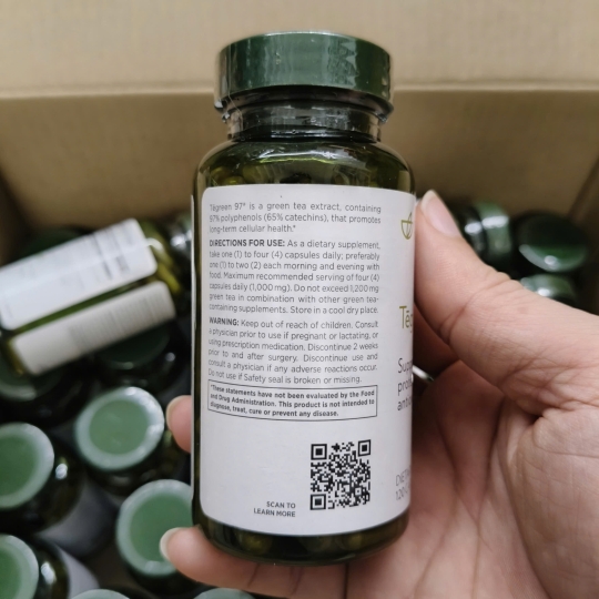 Tegreen 97 Nuskin - Bổ sung chất chống oxy hóa, bảo vệ tế bào, giảm Cholesterol , giảm mỡ máu chính hãng