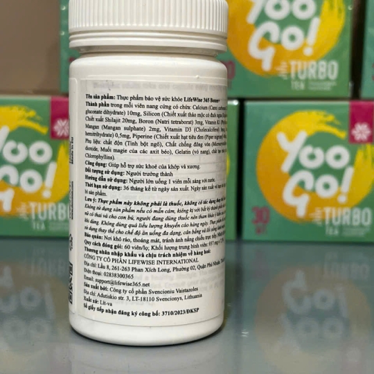 LIFEWISE 365 BONES TĂNG CƯỜNG SỨC KHỎE CHO XƯƠNG KHỚP, BỔ SUNG CANXI VÀ VITAMIN D3