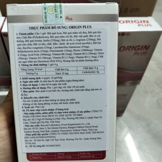 BỘT UỐNG ORIGIN PLUS CHĂM SÓC SỨC KHỎE TOÀN DIỆN TỪ BÊN TRONG [ Có sỉ và lẻ toàn quốc ]