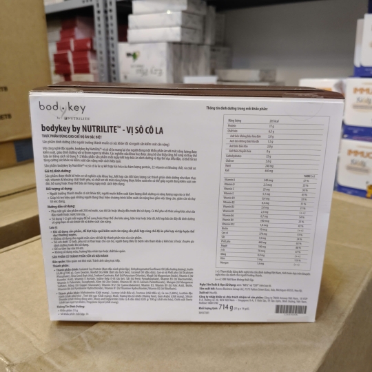 SẢN PHẨM DINH DƯỠNG BODY KEY NUTRITIOUS MEAL REPLACEMENT AMWAY VỊ SOCOLA [CÓ SỈ VÀ LẺ TOÀN QUỐC]