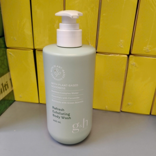 Sữa tắm g&H Refresh Exfoliating Body Wash 400ml [Có sỉ và lẻ toàn quốc]