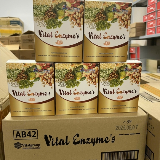 [Thùng 12 Hộp] BỘT UỐNG VITAL ENZYME CHĂM SÓC SỨC KHỎE CAO CẤP