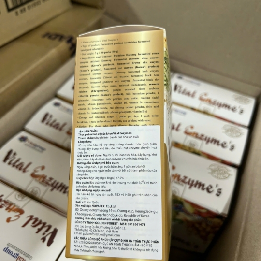 [Thùng 12 Hộp] BỘT UỐNG VITAL ENZYME CHĂM SÓC SỨC KHỎE CAO CẤP