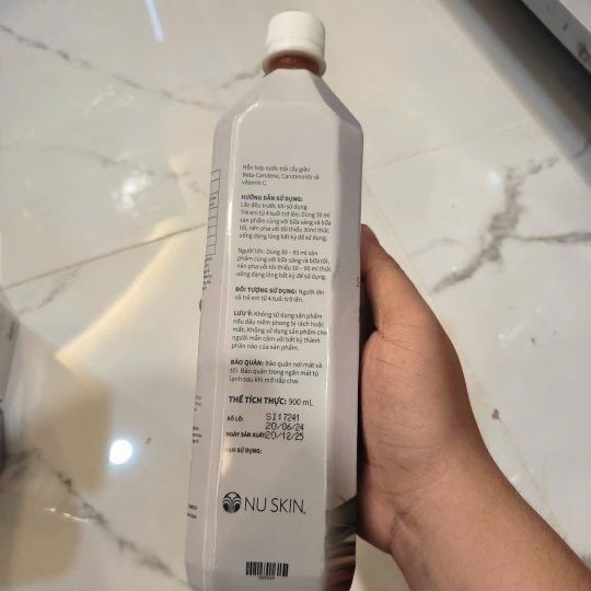 [1 cặp 2 chai] Nước gấc G3 Nuskin Hỗ Trợ dinh dưỡng chống lão hóa và Miễn Dịch 