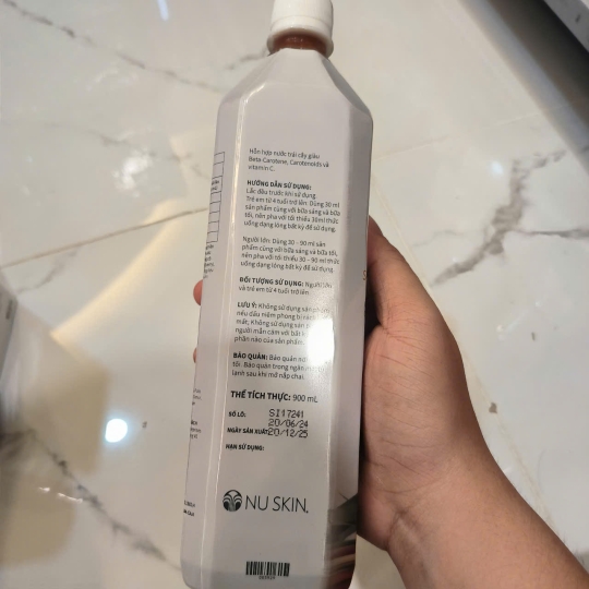 [1 cặp 2 chai] Nước gấc G3 Nuskin Hỗ Trợ dinh dưỡng chống lão hóa và Miễn Dịch 