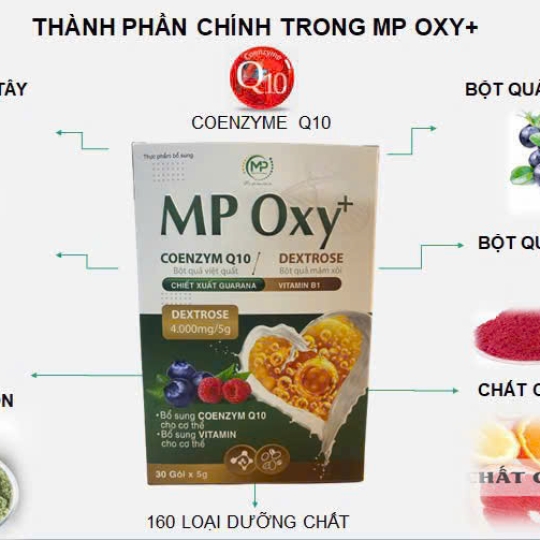 Thực phẩm bổ sung MP Oxy+ Giúp nuôi dưỡng và tái tạo tế bào [Có sỉ và lẻ toàn quốc]